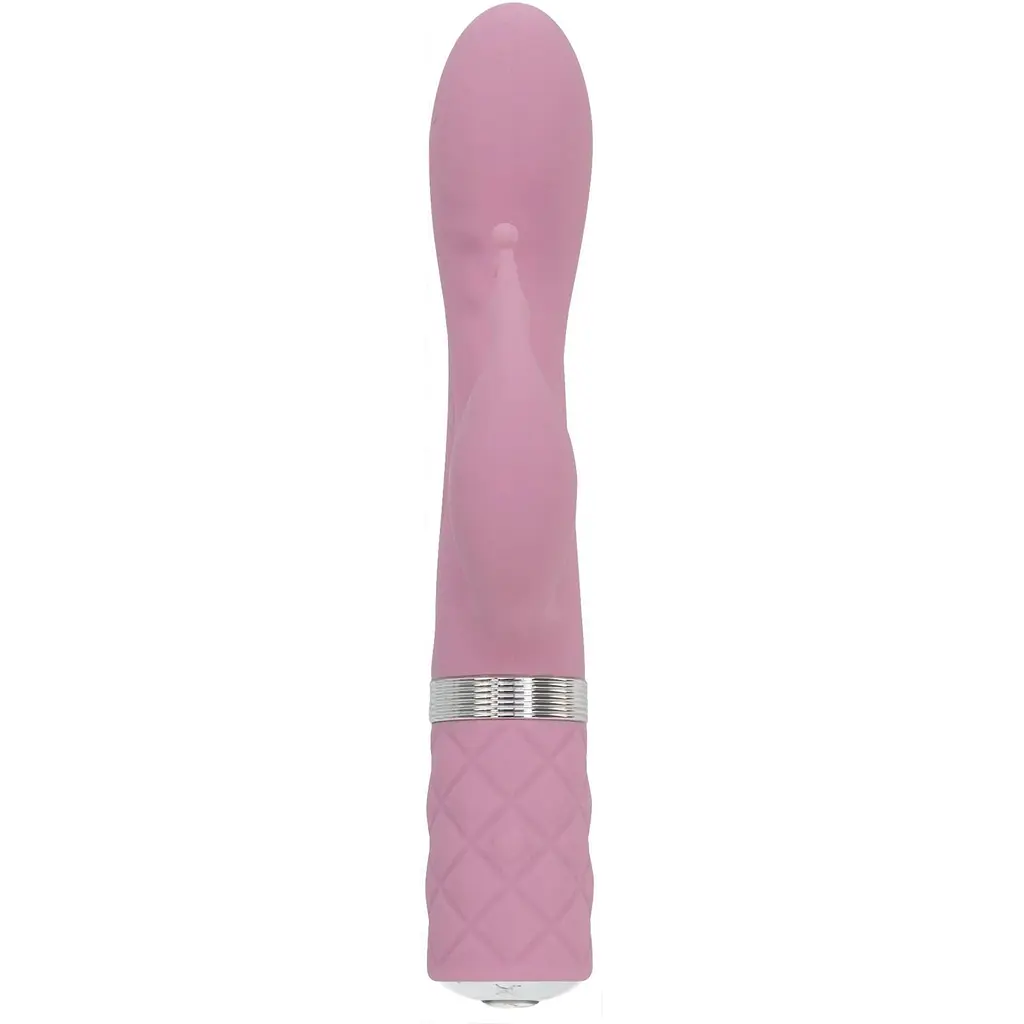 Роскошный вибратор-кролик Pillow Talk - Kinky Pink с кристаллом Сваровски - фото 2