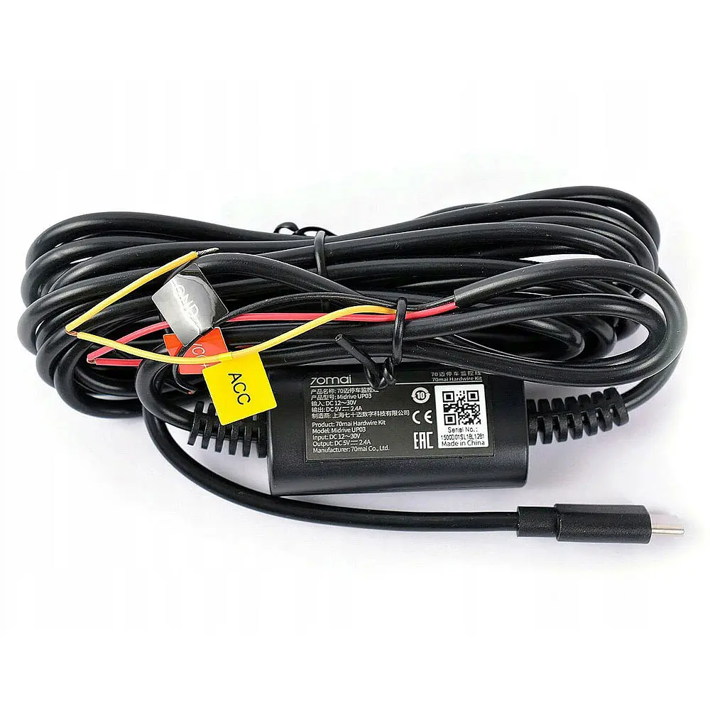 Кабель режиму паркування Xiaomi 70Mai Hardware Kit Type-C (Midrive UP03) - фото 2
