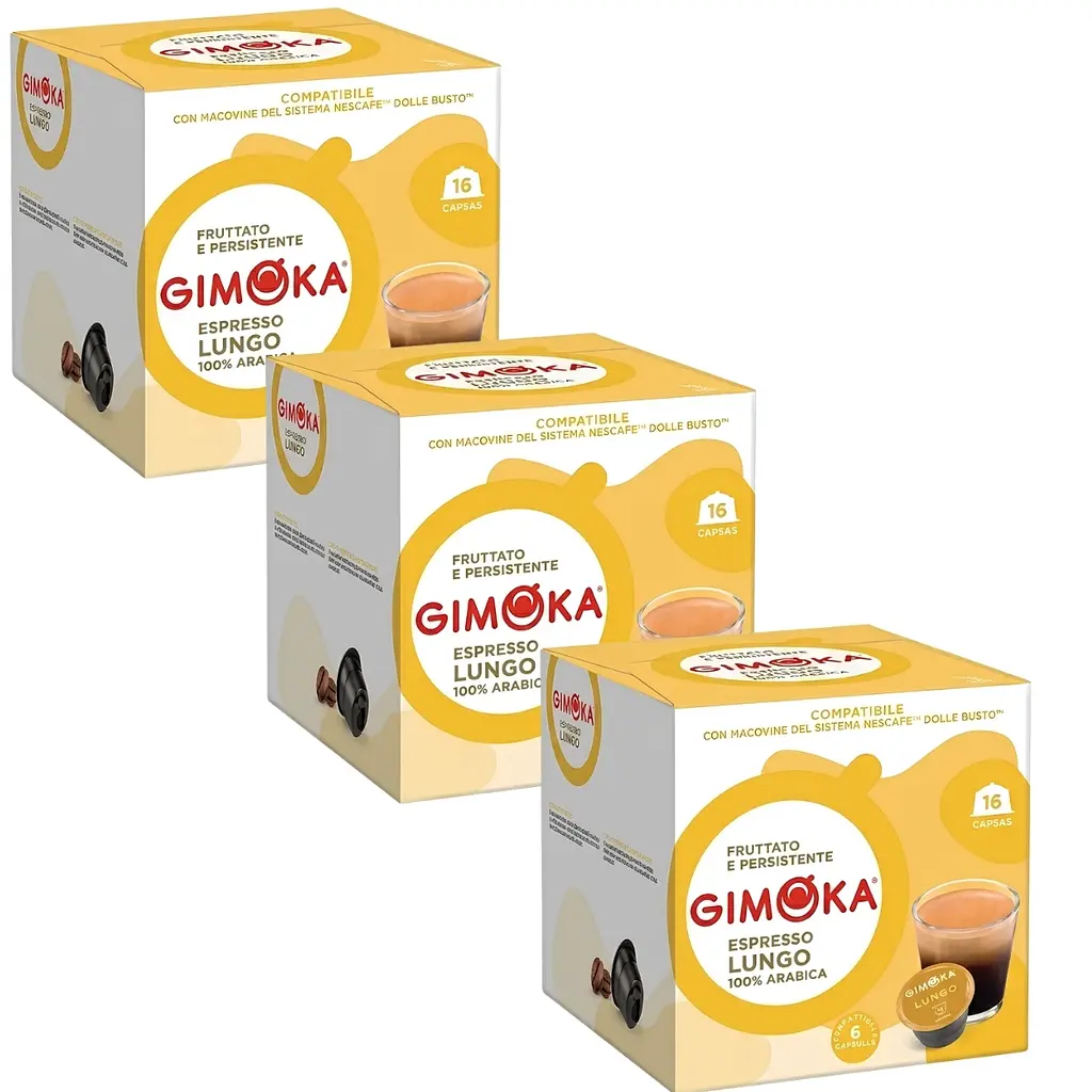 Кава в капсулах Gimoka Lungo 16 шт (упак. 3 шт)