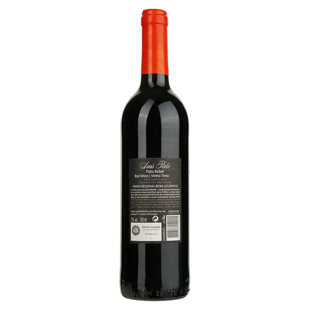 Вино Luis Pato Pato Rebel, красное, сухое, 12%, 0,75 л (8000020104570) - фото 2