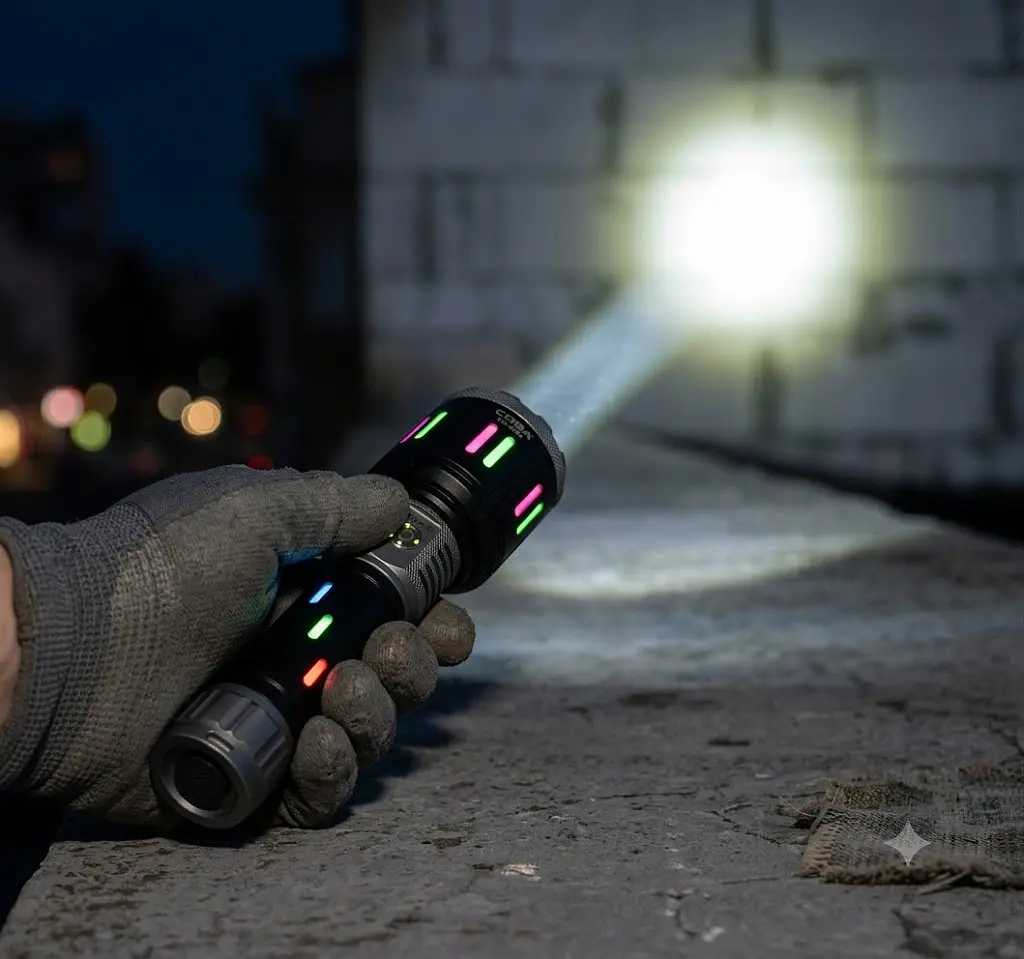 Ліхтарик ручний cb g683 1x26800 battery / Світлодіодний ліхтар на акумуляторі - фото 2