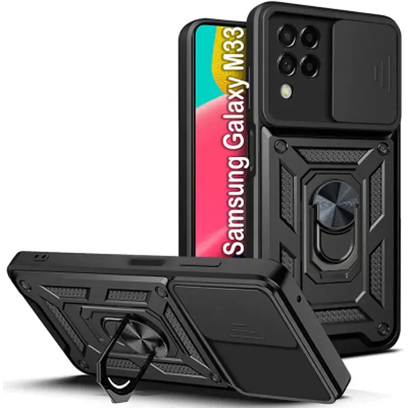Чохол до мобільного телефона BeCover Military Samsung Galaxy M33 SM-M336 Black (707387)