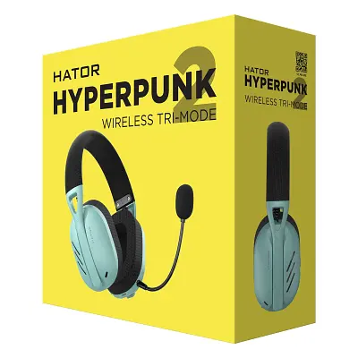 Навушники Hator Hyperpunk 2 Wireless Tri-mode Black/Mint (HTA-858) - фото 6