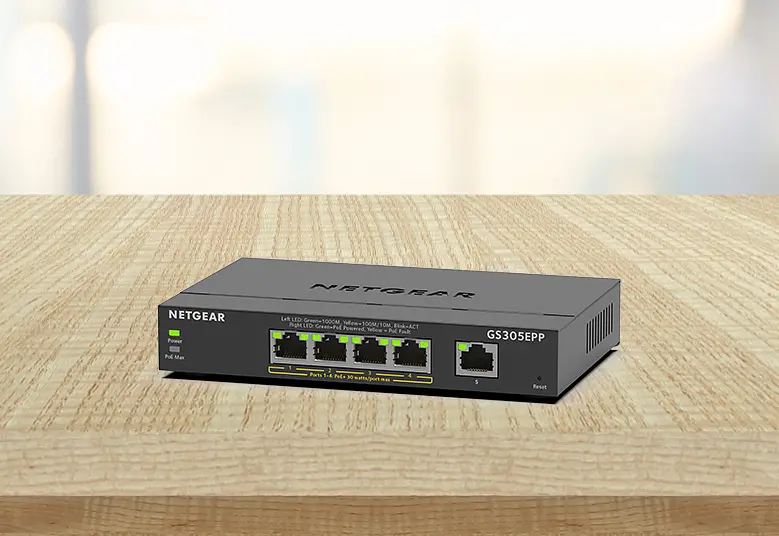 Комутатор GS305EPP 5xGE (4xPoE), 120Вт, WebSmart NETGEAR teh0018196 - фото 4
