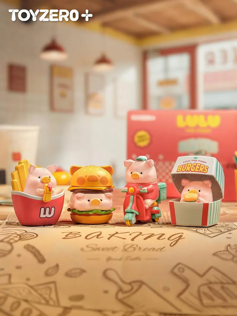 Колекційна фігурка 10/10 Toys Lulu The Piggy Серія Burger Express Movable Series (Blind Box) 10_10 Art.Lulu1310 - фото 6