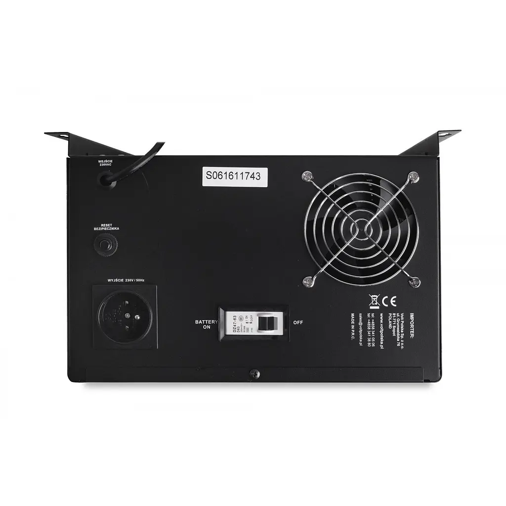 Блок бесперебойного питания Volt Polska SINUS UPS 800 + AKU 55Ah (500/800W) - фото 4