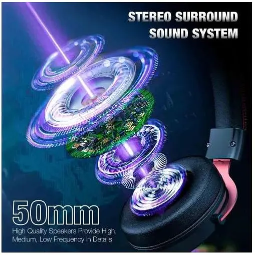 Ігрові навушники Onikuma X10 Gaming with LED чорно сріблясті - фото 6