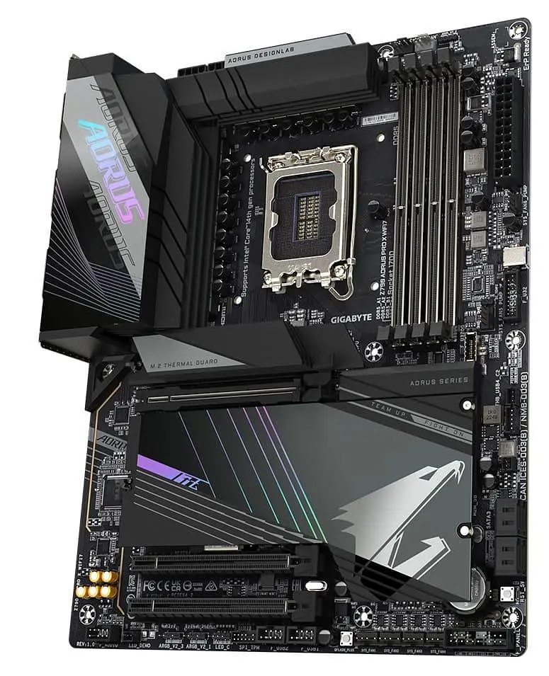 Материнська плата Gigabyte Z790 AORUS PRO X WIFI7 (Z790 AORUS PRO X WIFI7) (Socket 1700, Intel Z790, ATX) Б/в - фото 2