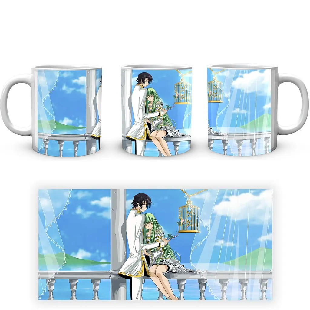 Кухоль GeekLand Код Гіас Code Geass обійми CG.02.19 330 мл білий - фото 2