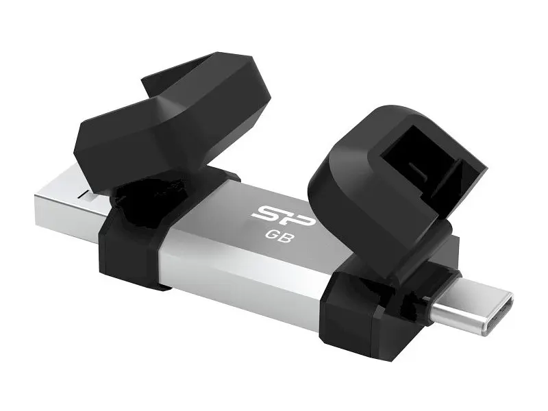 Флешка Silicon Power 64 GB Mobile C51 Silver (SP064GBUC3C51V1S) - фото 4