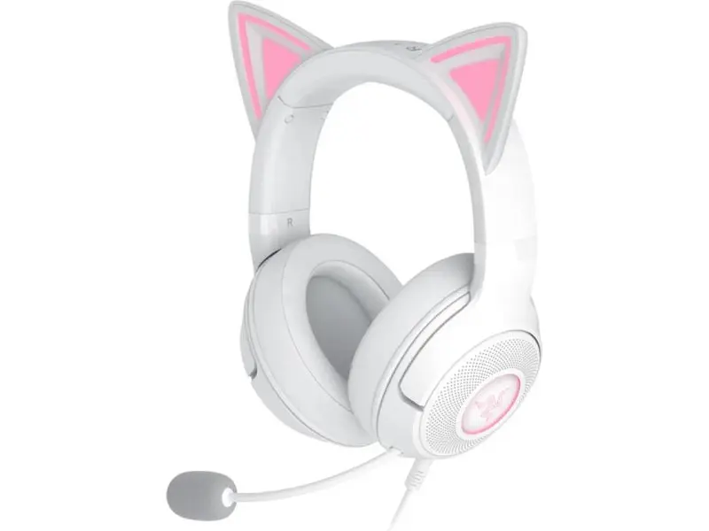 Навушники з мікрофоном Razer Kraken Kitty V2 White (RZ04-04730600-R3U1) - фото 3