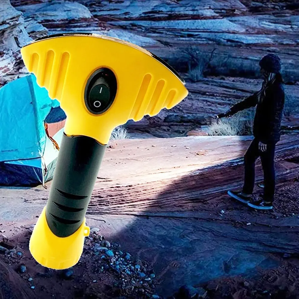 Ліхтар ручний COB 180° світлодіодний з магнітною основою потужний ліхтарик на батарейках 2*АА 350 люмен UKC Flash Light - фото 5
