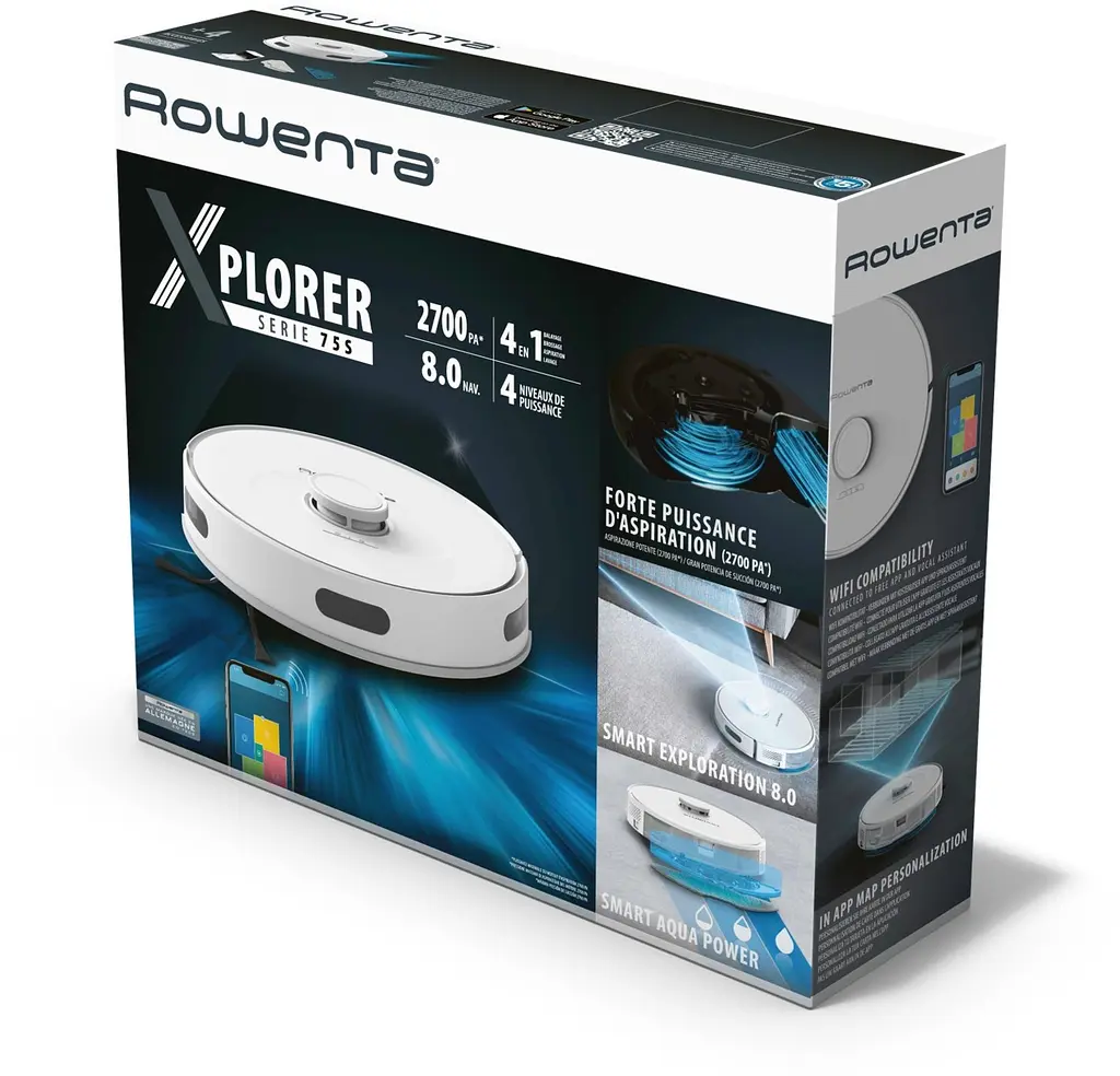Робот-пилосос Rowenta X-PLORER Serie 75 S RR8567WH (0000055155) - фото 5