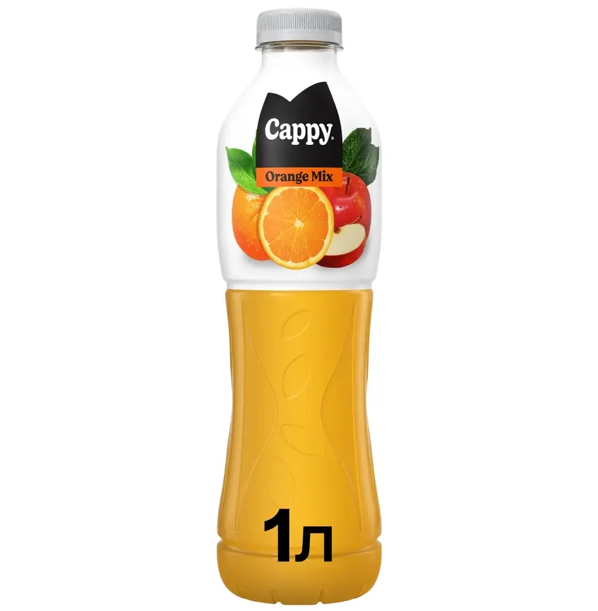 Напій соковий Cappy Orange mix Апельсин яблуко 1 л