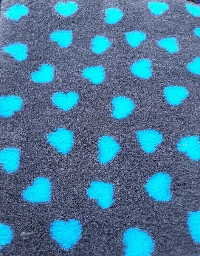 Килимок Jackson Textiles Anthracite & Blue Hearts 80х100 см (JT-012) - фото 2