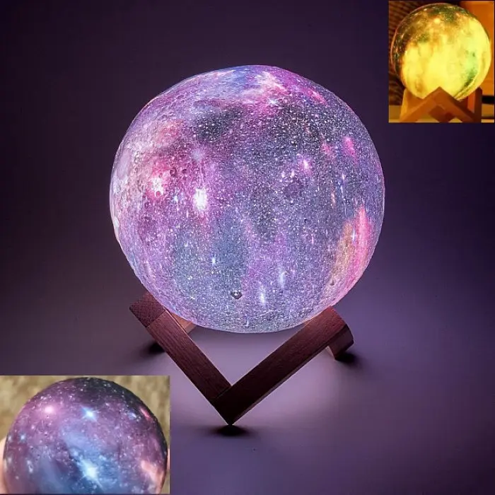 Настільний нічник світильник-светр Magic 3D COLOR Moon Light RGB з пультом - фото 5