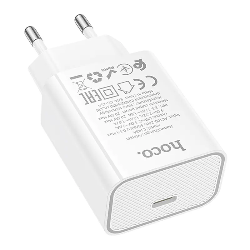 СЗУ Hoco C143A Benefit PD20W (1USB-C) - фото 6