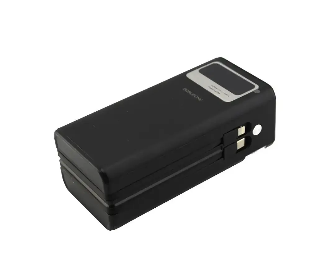 Портативний зарядний пристрій Power Bank Borofone DBT35A 40000 mAh зі швидкою зарядкою та ліхтариком кабель Type-C 22.5 Вт Чорний - фото 5