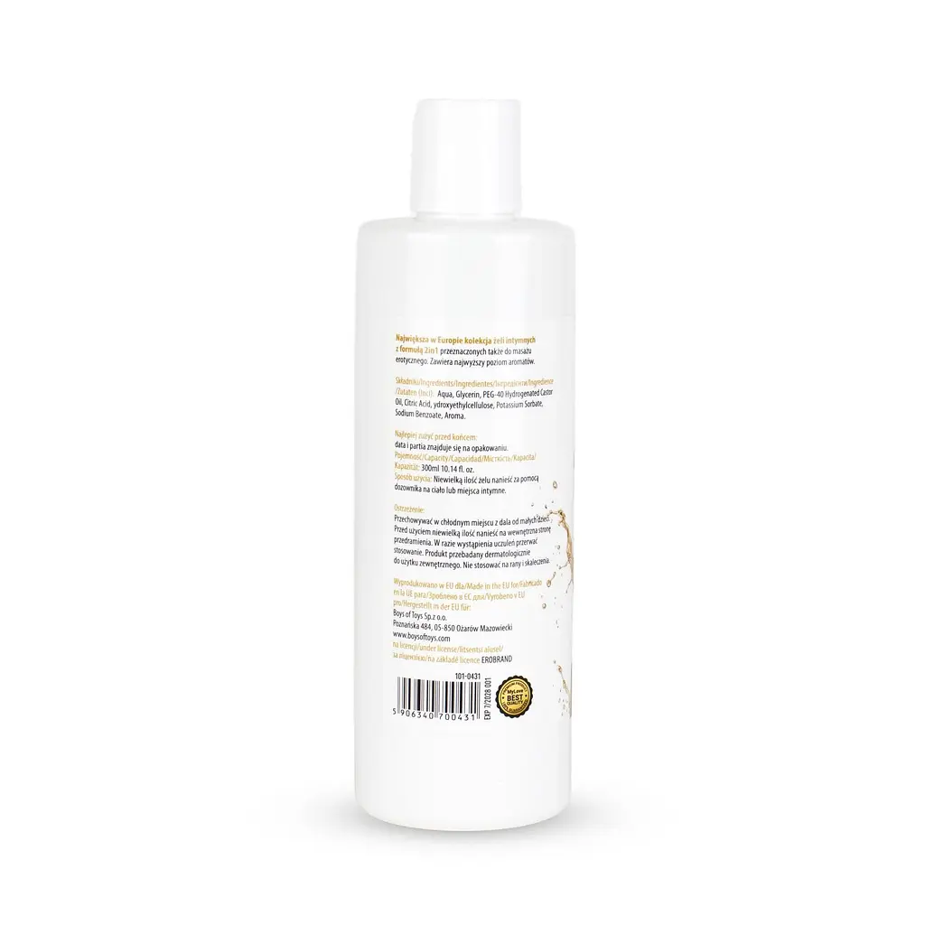 Лубрикант MyLove Aroma Series IntimMassage 2in1 Sparkling Wine, 300 мл - фото 6
