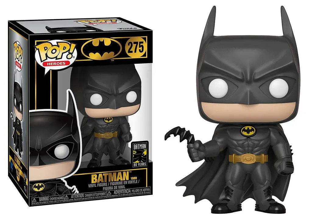 Фигурка Funko Pop Фанко Поп Фанко Поп Batman 80th Batman 1989 Бэтман 10 см В275 - фото 2