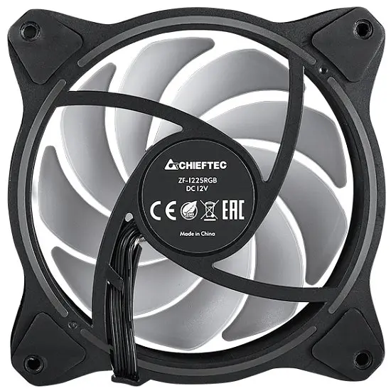 Вентилятор для корпуса 120mm Chieftec ZF-1225RGB PWM - фото 4