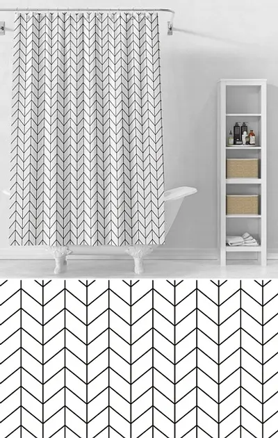 Шторка для ванной комнаты Idea Home White-Wheat 180х200 см (DS-SC087 White-Wheat) - фото 2