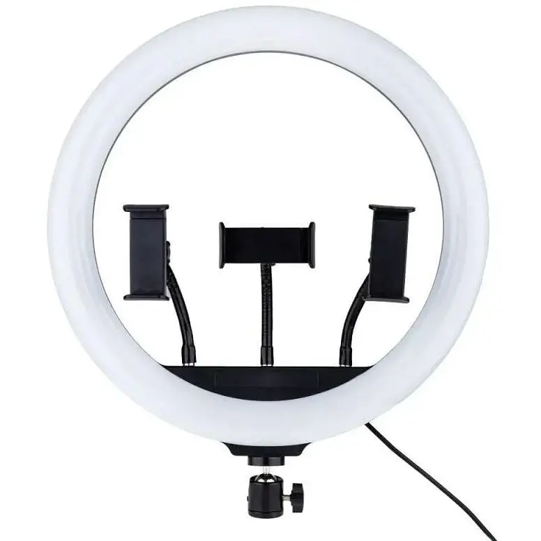 Лампа кольцевая Ring RGB MJ 36 с пультом и штативом 36 см - фото 2