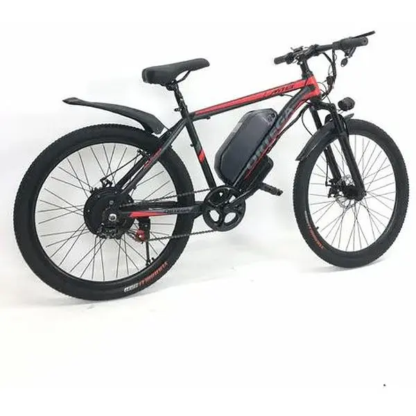 Электровелосипед Ortega 26 дюймов 800W 18Ah задний привод красный - фото 3