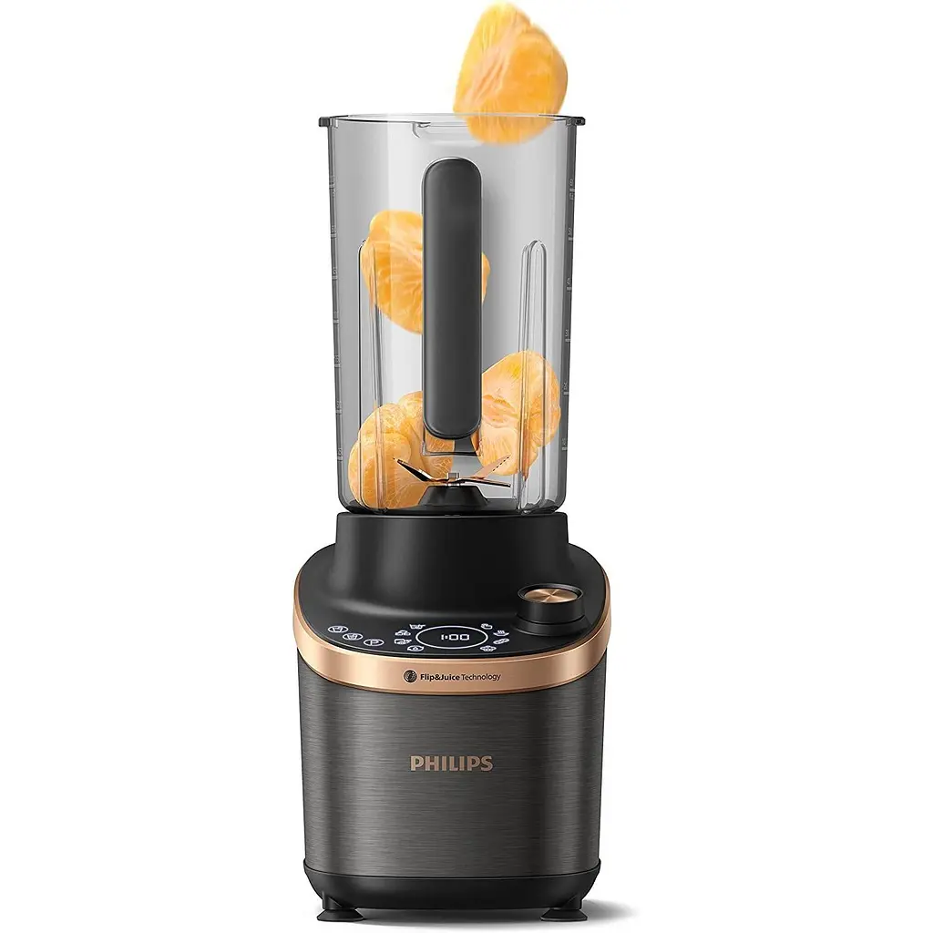 Блендер Philips Flip&Juice стаціонарний 1500 Вт мідно-чорний (HR3770/00) - фото 4