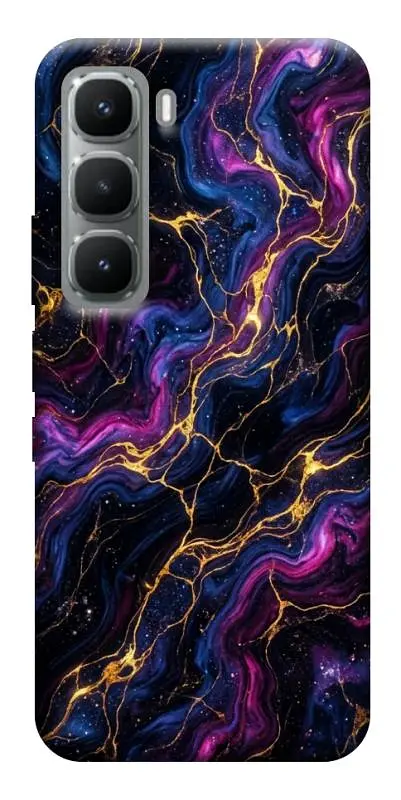 TPU чохол Demsky Purple space marble для Infinix Hot 60 Pro+