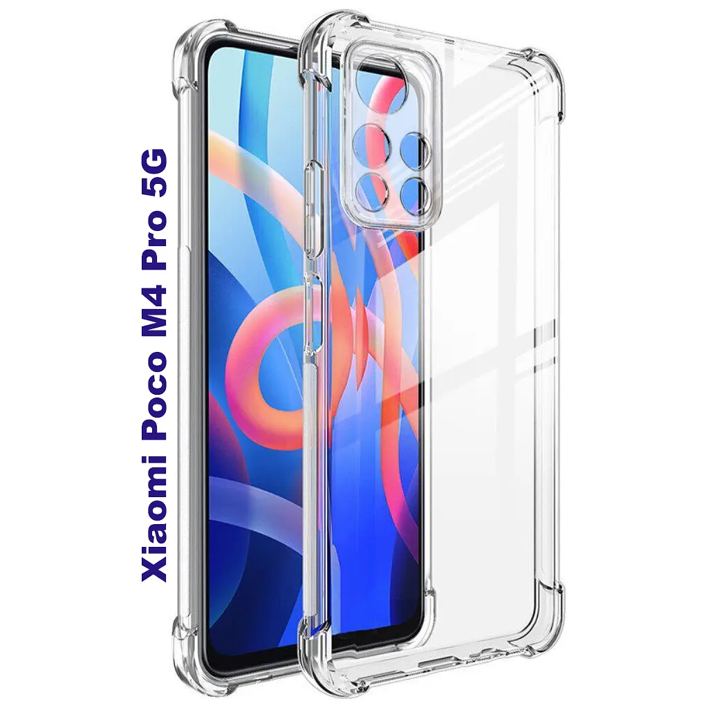 Чохол до мобільного телефона BeCover Anti-Shock Poco M4 Pro Clear (707198) - фото 2