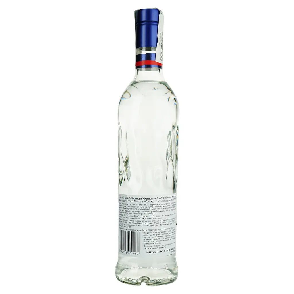 Горілка Finlandia Cranberry 37.5%, 0.7 л (70275) - фото 4