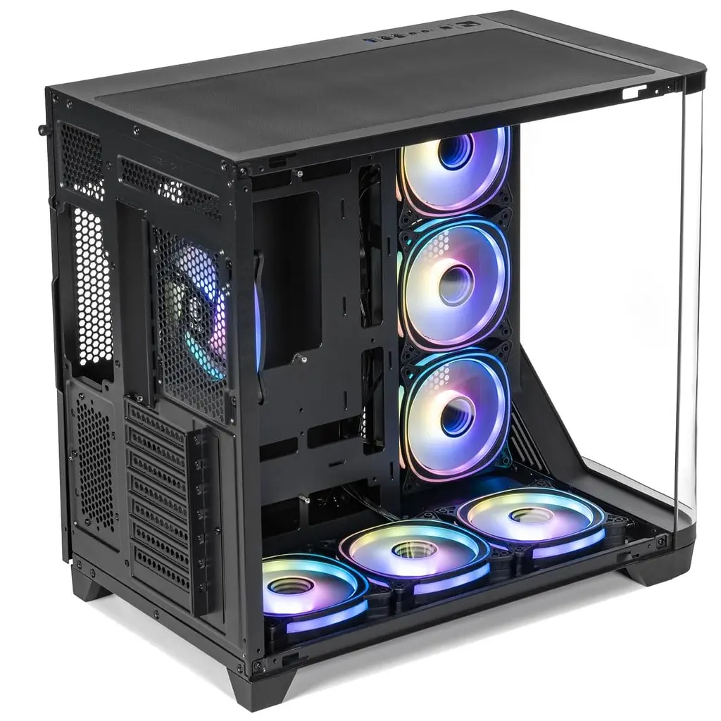 Корпус QUBE MIRAGE 7ARGB BTF черный (MIRAGE_GBNU3) без блока питания - фото 10
