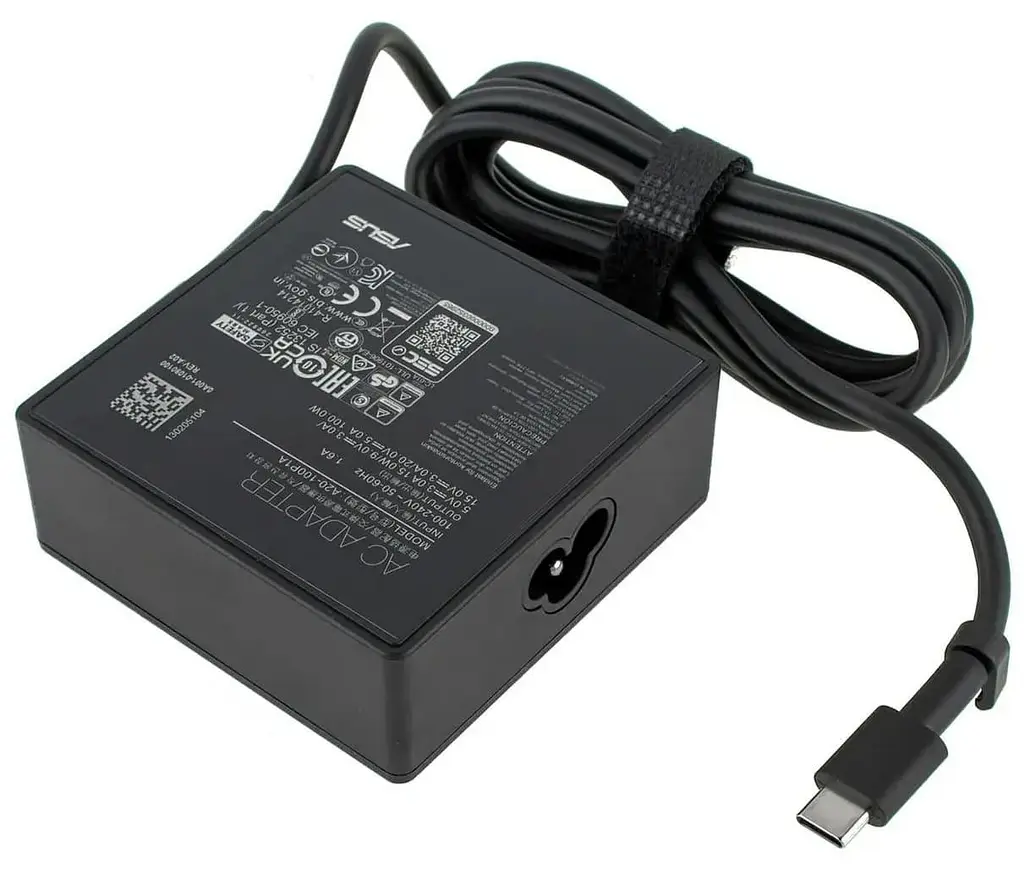 Блок живлення для ноутбука ASUS 100W, роз'єм USB Type-C (A20-100P1A / A40387) - фото 2