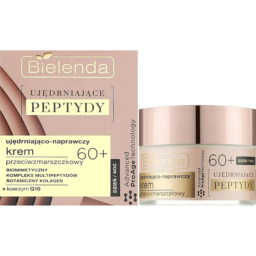 Крем проти зморшок Bielenda Firming Peptides Advanced ProAge Technology зміцнюючий і відновлюючий 60+, 50 мл - фото 2
