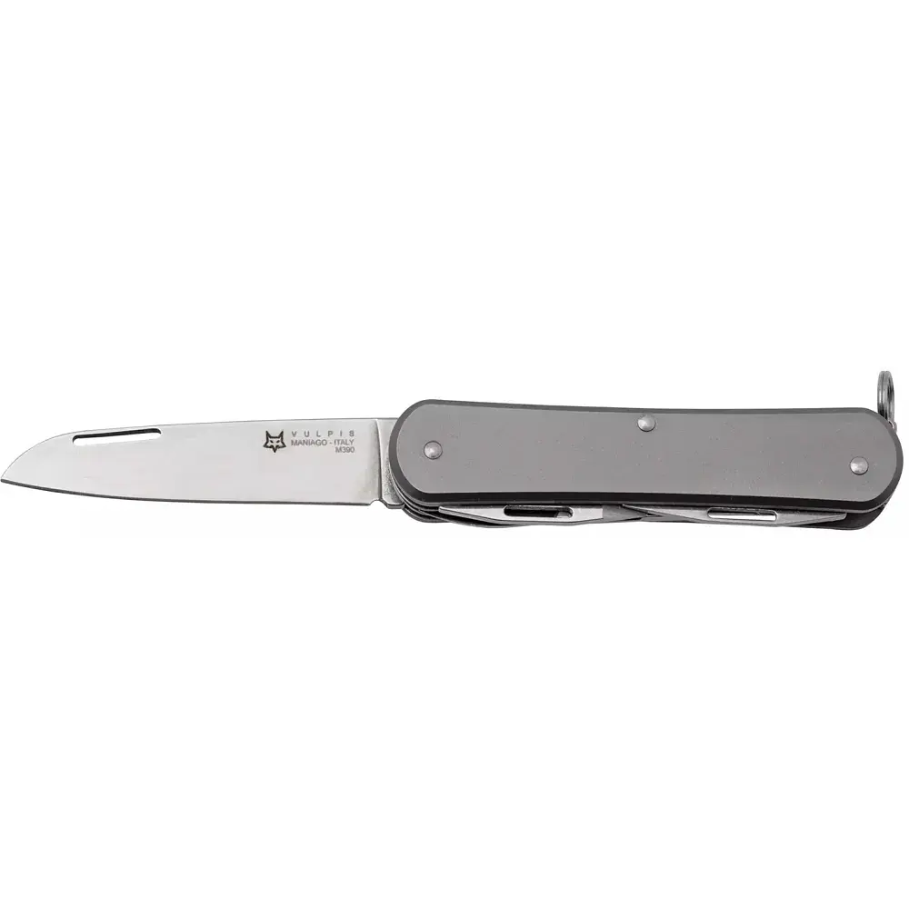 Ніж багатофункціональний Fox Vulpis Titanium Gray. 4 інструменти - фото 2