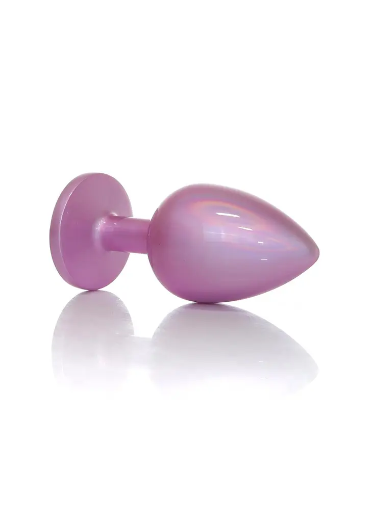 Анальна пробка - Jewellery Pearl Pink Plug Clear L - фото 3