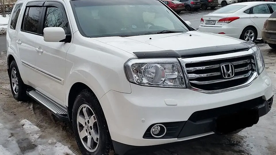 Дефлектор капоту мухобійка Honda Pilot 2008- - фото 2