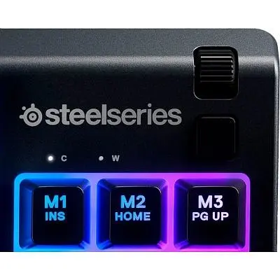 Клавіатура SteelSeries Apex 3 TKL UA USB Black (64831) - фото 10