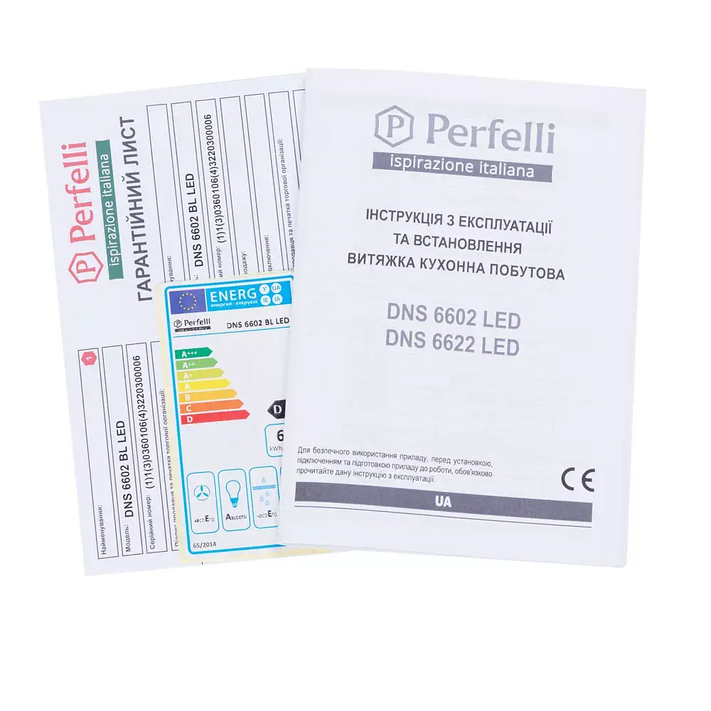 Витяжка декоративна похила Perfelli DNS 6602 BL LED - фото 9