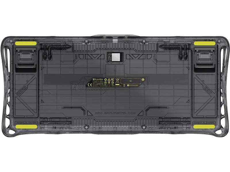 Клавіатура Gravastar Mercury K1 Lite TKL Black (GSK1LITE_XTAL_BLK) - фото 7