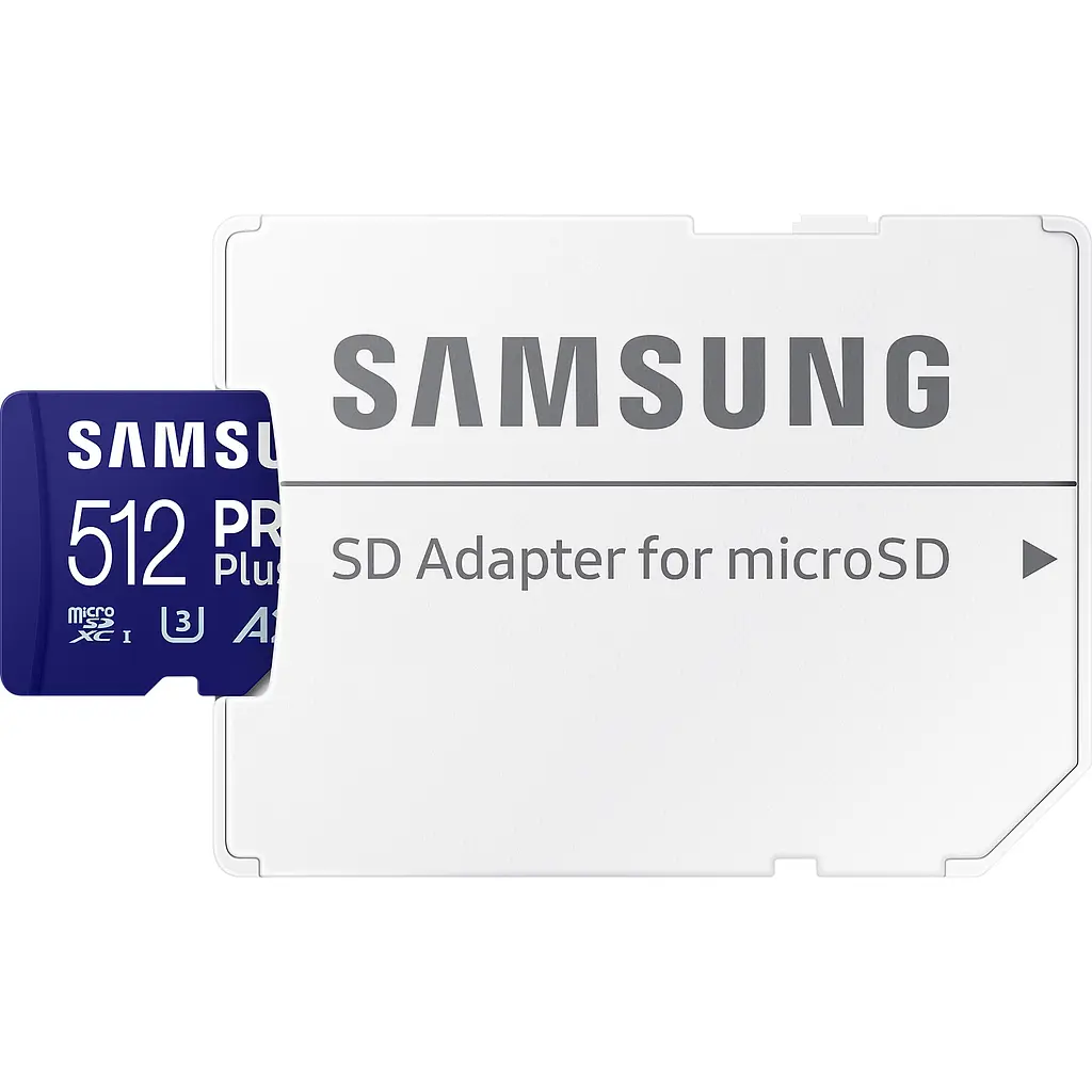 Карта пам'яті Samsung microSDXC PRO Plus 512GB Class 10 UHS-I U3 V30 A2 + SD Adapter (MB-MD512SA) [112861] - фото 10