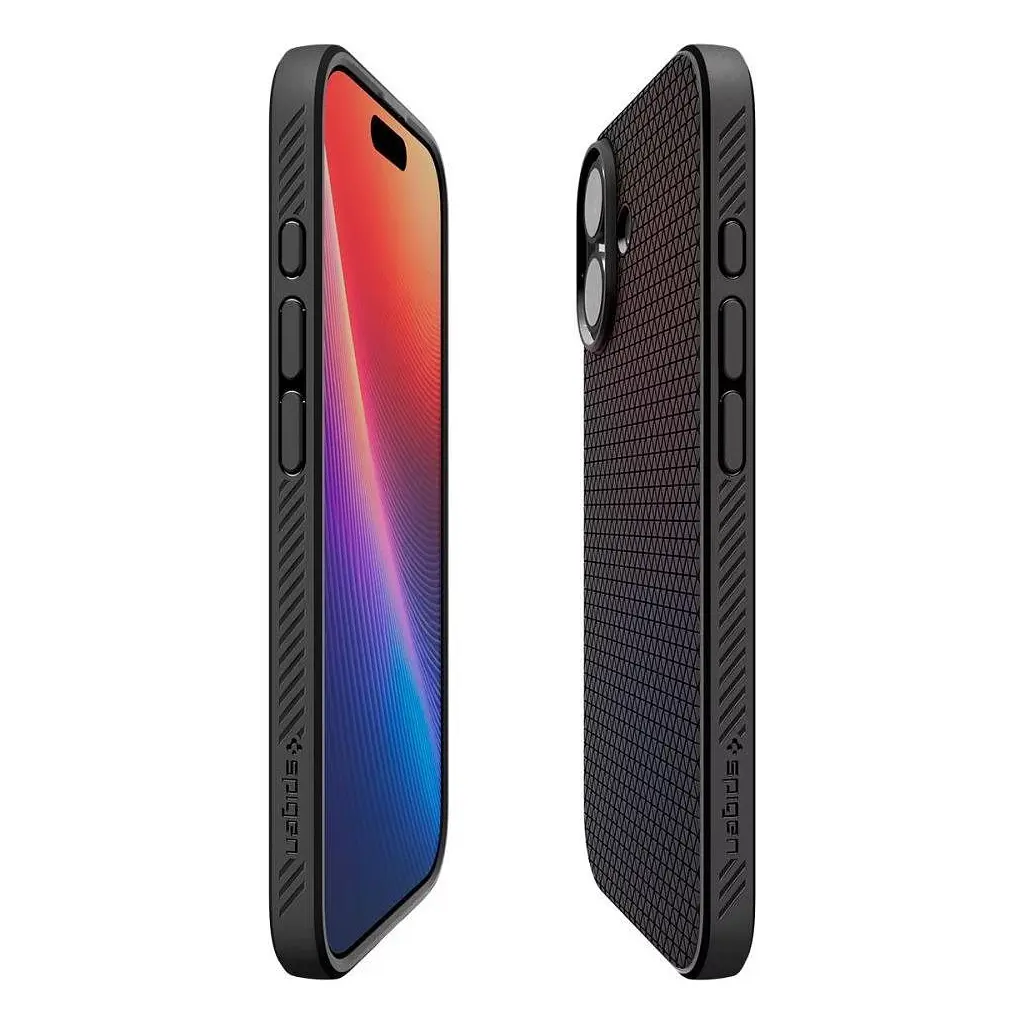 Чохол до мобільного телефона Spigen Liquid Air iPhone 17 Matte Black (ACS10369) - фото 10