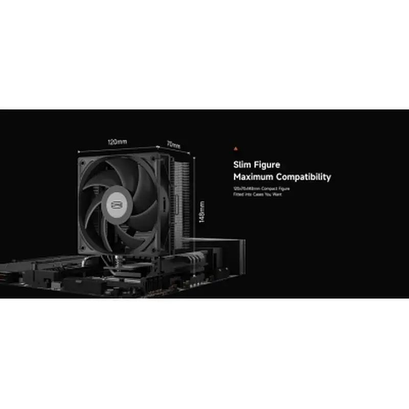 Кулер до процесора PcCooler Охолоджувач для процесора PсCOOLER RT500 BK чорний IntelLGA 115X/1200/ (RT500 BK) - фото 10