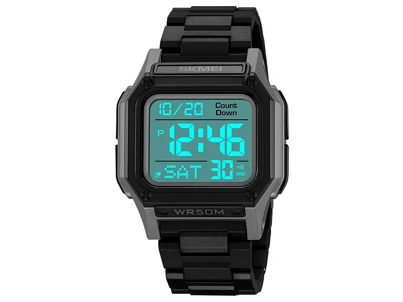 Наручний годинник чоловічий 2264BKGYWT Black-Grey-White Skmei acs0030087 - фото 3