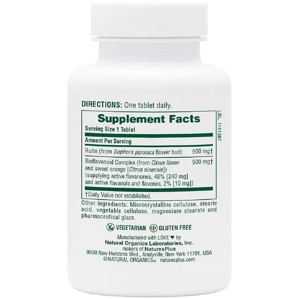 Рутин Natures Plus BioRutin 1000 мг 90 таблеток - фото 2