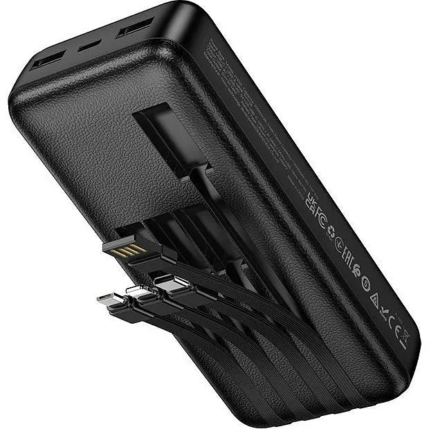 Зовнішній акумулятор Hoco J163A 20000mAh 22.5W Black [156651] - фото 2