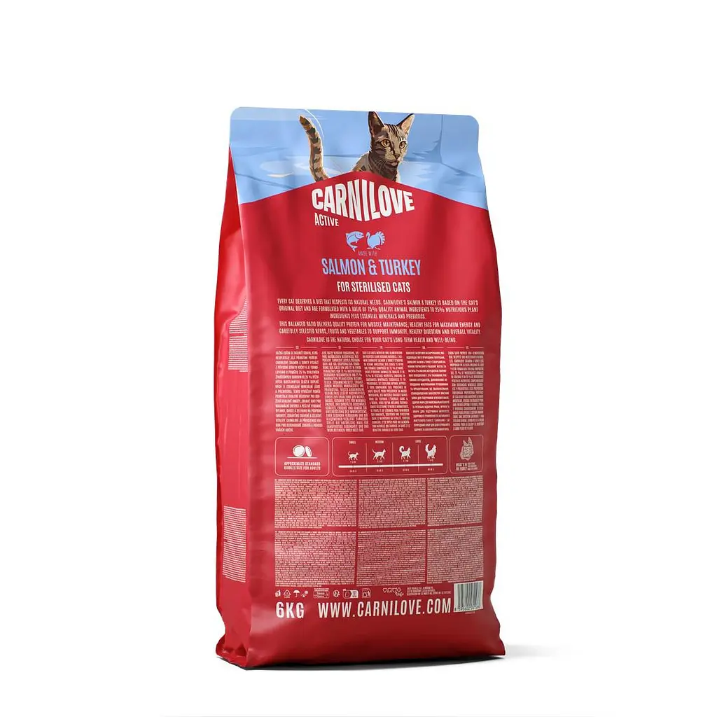 Сухий корм для стерилізованих котів Carnilove Active Salmon & Turkey Sterilised суперпреміум лосось та індичка 6 кг - фото 2
