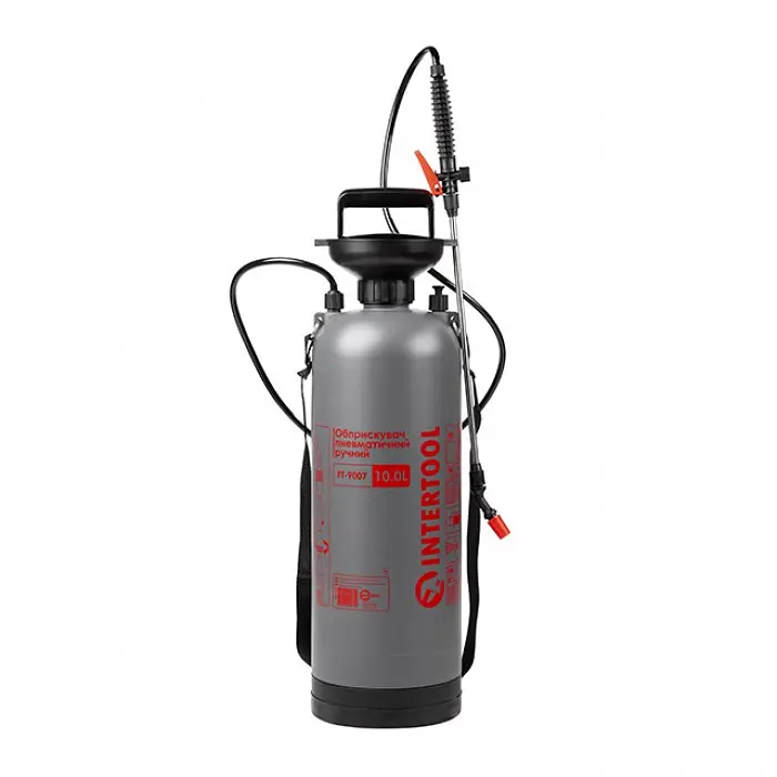 Пневматичний обприскувач ручний 10 л. INTERTOOL FT-9007