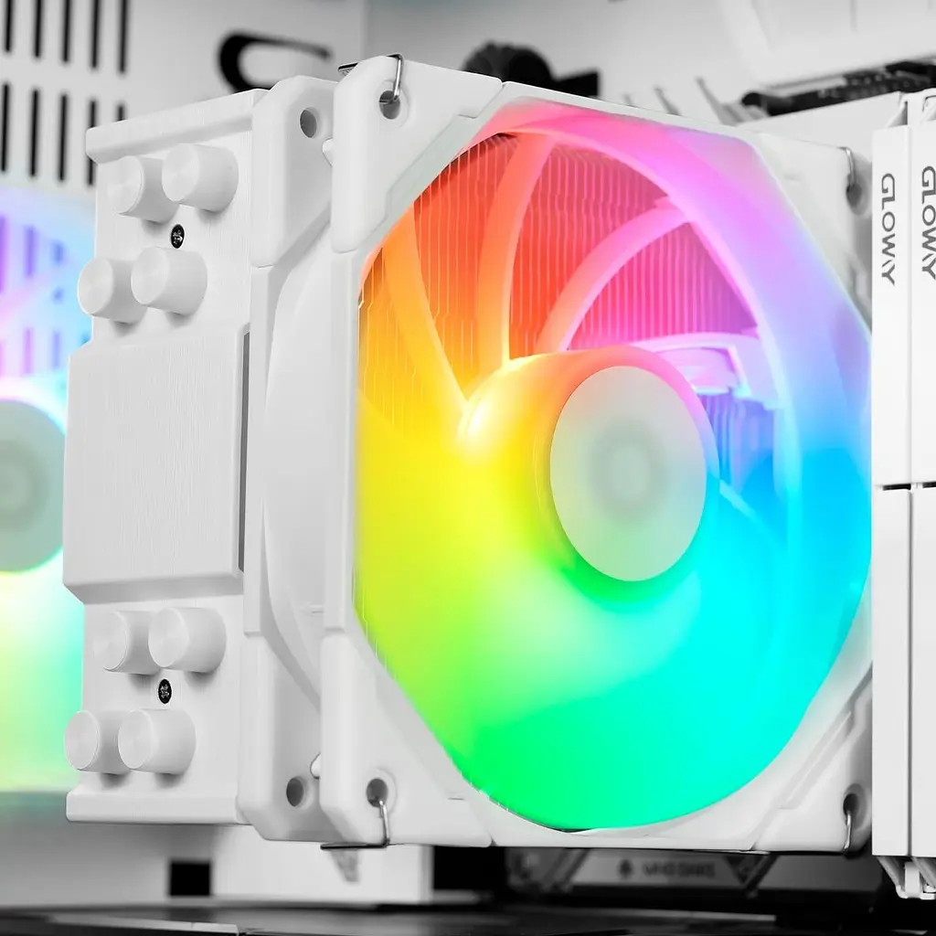 Вентилятор ID-Cooling TF-12025-PRO ARGB REVERSE WHITE (TF-12025-PRO ARGB REVERSE WHITE) - фото 7